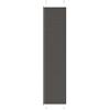 vidaXL Tenda Plissettata Nera 40x200 cm Larghezza Tessuto 39,4 cm