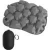 YPLANGENT Cuscino Gonfiabile 38 × 27 cm, Cuscino Campeggio Gonfiabile Ultraleggero con Pompa in Silicone, Cuscino Pieghevole per Viaggio, Aereo, Stadio, Concerto e Outdoor