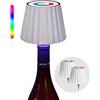 Generic Lampada per bottiglie wireless ricaricabile RGB e 3 colori comuni che cambiano - Luci da tavolo a LED con regolazione continua per bottiglie di vino/whisky, decorazione fai da te, bar, casa, feste