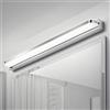 Gouzloyed Lampada da Specchio LED per Bagno 42cm Luce per Specchio da interno IP44 Impermeabile Applique da Specchio Interno Moderno Bagno Luce 9W 230v 6000K in Alluminio (Bianco Freddo)