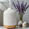 Glovios Diffusore di Oli Essenziali, Glovios 250ml Diffusore di Oli Essenziali Ceramica, Diffusore Aromaterapia con 7 Colori LED e Timer, Spegnimento Automatico Diffusori per Ambienti