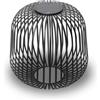 LUUK Studio Lanterna Solare, IP65, Lampada da Tavolo Senza Fili, Nero, L | Luce d'atmosfera Dimmerabile per Giardino e Balcone: Energia Solare, Ricaricabile via USB-C, per uso Interno ed Esterno