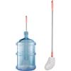 Générique Lunga Spazzola per Bottiglie Pulitore per Secchi da 70cm con Testa | Spazzola Lunga per Bottiglie per Brocche da 3 e 5 Galloni e Secchi in Cucina Bagno