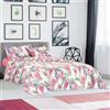 PARAH Set Lenzuola Completo Letto Matrimoniale, Cotone, Glicine