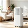 GEJLELDS Condizionatore d'Aria Portatile, unità AC da 14000 BTU, raffredda Fino a 40 m², Silenzioso con deumidificatore, Telecomando, Timer 24 Ore per Camera da Letto, Ufficio, Camper 14000BTU