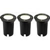 Ledvion 3 pezzi Faretto LED da Incasso IP67 3W 230V 345Lm 4000K GU10