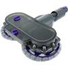 vhbw Attacco del mocio Elettrico Compatibile con Dyson V8 Absolute, V8 Advanced, V8 aspirapolvere - incl. Serbatoio dell'Acqua + 2 Panni di Pulizia