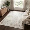 TAPISO Venezia Tappeto Soggiorno Pelo Corto Stampato Facile da Pulire Crema Marrone Sfumato Astratto Moderno Antiscivolo - Tappeto per Camera da Letto Sala da Pranzo Corridoio Oeko-Tex 160 x 230 cm