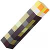 Peelanmall Lampada da Parete Torcia 11 pollici, Ricaricabile, USB per Lampada da Comodino, Lampada mini Craft, LED Mine-cra a Mano/Montaggio a Parete, cameretta dei bambini, soggiorno, gaming (Giallo)