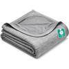 Utopia Bedding Coperta da letto antistatica in nylon misto per dormienti caldi | Q-Max sopra 0,462, ideale per ambienti climatizzati, copertura rinfrescante in fibra fine, morbida al tatto