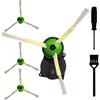 iParto Modulo motore spazzola laterale per iRobot Roomba serie I&E&J i3 i4 i6 i7 i8 E5 E6 E7 j7 7550 3550 3150 5150 6198 7150 Kit di ricambio con 3 spazzole e strumenti