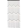 vinnyooc Tenda di perle per porte in legno di bambù, per porta del balcone, zanzariera, con perle, realizzata in bambù e perline di legno, 90 x 195 cm