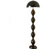 JingNian Lampada Da Terra Moderna con Controllo A Pedale Lampada Per Salotto Camera Da Letto Ufficio Luce Design Elegante, Piantana Moderna In Metallo(Black)