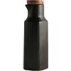 OnePine Dispenser per olio in ceramica da 300 ml, ampolle per olio senza gocciolamento, dispenser per olio d'oliva, contenitore per condimenti con coperchio