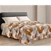 Riad Arredo Trapuntino Singolo Primaverile Estivo Morbida Microfibra 170x250 cm - Copriletto Trapuntato Leggero Delicato Traspirante Anallergico - Carrara Orange