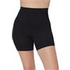 Maidenform Seamless Mid-Waist Slimmer Shapewear, Soft & Lightweight Firm Control Thigh Shaper Slip Modellanti, Nero, XL Donna