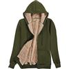 Niwicee Felpe con Cappuccio Donna Pullover Addensato da Tenere al Caldo Sweatshirt Maglione Manica Lunga Cappotto Hoodie Felpa in Pile Serie Plus Pullover Cotone Zip