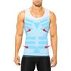 Casey Kevin Canotta Compressione Uomo Shapewear, Contenitiva Snellente, Maglia Intimo Fitness Dimagrante, Fascia Pancia Canottiera
