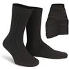 ALL ABOUT SOCKS Calze Uomo e Donna neri (10 paia) - Calze da Uomo per lavoro e tempo libero - Calze di cotone - Made in Europe - OEKO-TEX 100