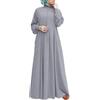 KBOPLEMQ Abiti Musulmani da Donna, Abito Unico da Preghiera Abaya, Robe Musulmana, Jilbab da Donna, Abito in Musselin, Robe da Donna Dubai Turchia, Robe Jilbab, Abito Lungo Integrale da Preghiera