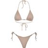 F**K Bikini Donna Triangolo con Slip Regolabile Gold SW1100-GD