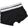 PEROFIL Coppia Boxer con Logo in Cotone Bielastico Colore Nero - Misura 5/L