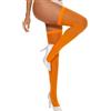 Aranmei Calze sexy di San Valentino per le donne calze autoreggenti in velluto calze autoreggenti alte calze coprenti, Arancione, Taglia unica