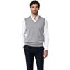 Iacobellis Maglione Uomo Pullover Gilet Misto Lana Merinos Extrafine Made in Italy