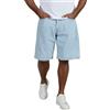 Duohropke Pantaloncini in denim da uomo, corti, stretch, da estate, bermuda, con tasche, moda Vogue, jeans strappati, con buchi, pantaloncini casual, 03 azzurro., 4XL
