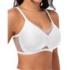 Jiuday Reggiseno traspirante senza ferretto da donna Jelly Soft Bra | Bralette in rete senza cuciture con supporto imbottito Jelly Push-Up, morbido e traspirante per l'uso quotidiano