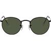 Ray-Ban Rb3447 Round Metal Occhiali, Nero, 53 Unisex-Adulto