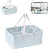 Kikka Boo Kikkaboo, borsa fasciatoio, cestino, organizzatore di pannolini pieghevole, colorazione:azzurro