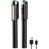 KOOLITE Lampada da lavoro ricaricabile a 3 vie, lampada COB con clip magnetica, torcia tascabile a LED super luminosa alimentata a batteria, torcia IK07 in alluminio per ispezione per lavoro