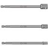 Truper Set di adattatori per dadi lunghi 1/4,3/8 e 1/2 ', 3 pezzi