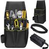 LHLZNB Set di 2 organizer per attrezzi, con bordo nero e verde, 28 x 6 x 14 cm, con piccola custodia da 25 x 8,5 x 7 cm, per giardinaggio fai da te