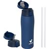 AORIN Borraccia Termica, Borraccia in Acciaio Inox 18/8, 750ml Borraccia Bambini, Bottiglia Termica Senza BPA e Perdite, Thermos per Sport, Outdoor e Pendolarismo con 2 Coperchi