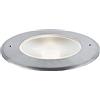 Paulmann 94748 LED per esterni faretto da incasso a pavimento Vanea resistente all'acqua di mare IP67 160 mm 3000K 15,5W 800lm alluminio bianco caldo