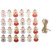 Rayher Cifre d'avvento Angelo 1-24, FSC 100%, 4x3cm, mollette+Cord., Bus.blis.1set, 46867000