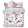 GC GAVENO CAVAILIA Gaveno Cavailia Mila 11359159 - Copripiumino king size, motivo a triangoli marmorizzati, rosa cipria