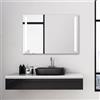 Talos Light Specchio da Bagno, Bianco Caldo, 100 x 70 cm