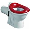Geberit Keramag, Seduta ergonomica WC per bambini, colore: Rosso, 573338000