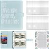 MAMIELIZ Budget Planner Kit Italiano, Agenda del Risparmio Con 100 Buste, Envelope Savings Challenge, Raccoglitore Per Sfide Per Risparmiare Denaro