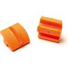 Fiskars Original Lame di ricambio per macchine tagliacarte, 2 Pezzi | Per tagli dritti, High Profile TripleTrack, Arancione, 1003904
