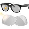 pupvus Lenti di ricambio per occhiali Ray-Ban Meta Smart Gen 2/1/Wayfarer, Polarizzato Marrone, 50mm