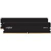 Crucial Ram DIMM DDR5 32GB Crucial 5600MHz CL46 1.10V Nero [CP2K16G56C46U5]