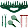 Generico Semina Sementi, Kit Manuale Piantatore e Estrazione Piantine, Dispensatore Manuale per Giardino Piante in Vaso Fiori e Aree Esterne