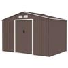 Parama Casetta da giardino in acciaio zincato marrone 2,77x1,95x1,93 m - 65kg - 4,8 metri quadri
