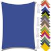 MAJINGC Vela Parasole Impermeabile Dell'ombrellone 1.8x2M Vela Ombreggiante, Resistente ai Raggi UV 95%, Vela Ombreggiante per Piscina, Giardino, Terrazza, Parco, Piscina，Campeggio Blu reale