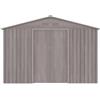 Parama Casetta da giardino in acciaio zincato effetto legno chiaro 2,77x1,95x1,93 m - 65kg - 4,8 metri quadri