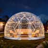 Yorkgargen 4.6 x 2.9m serra da giardino Igloo, cupola da giardino, in TPU, per 8-12 per, tenda a bolle da giardino con 2 catene luminose, tenda a cupola trasparente per cortile, feste, Natale